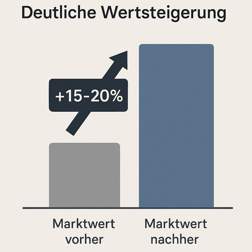 Grafik Wertsteigerung